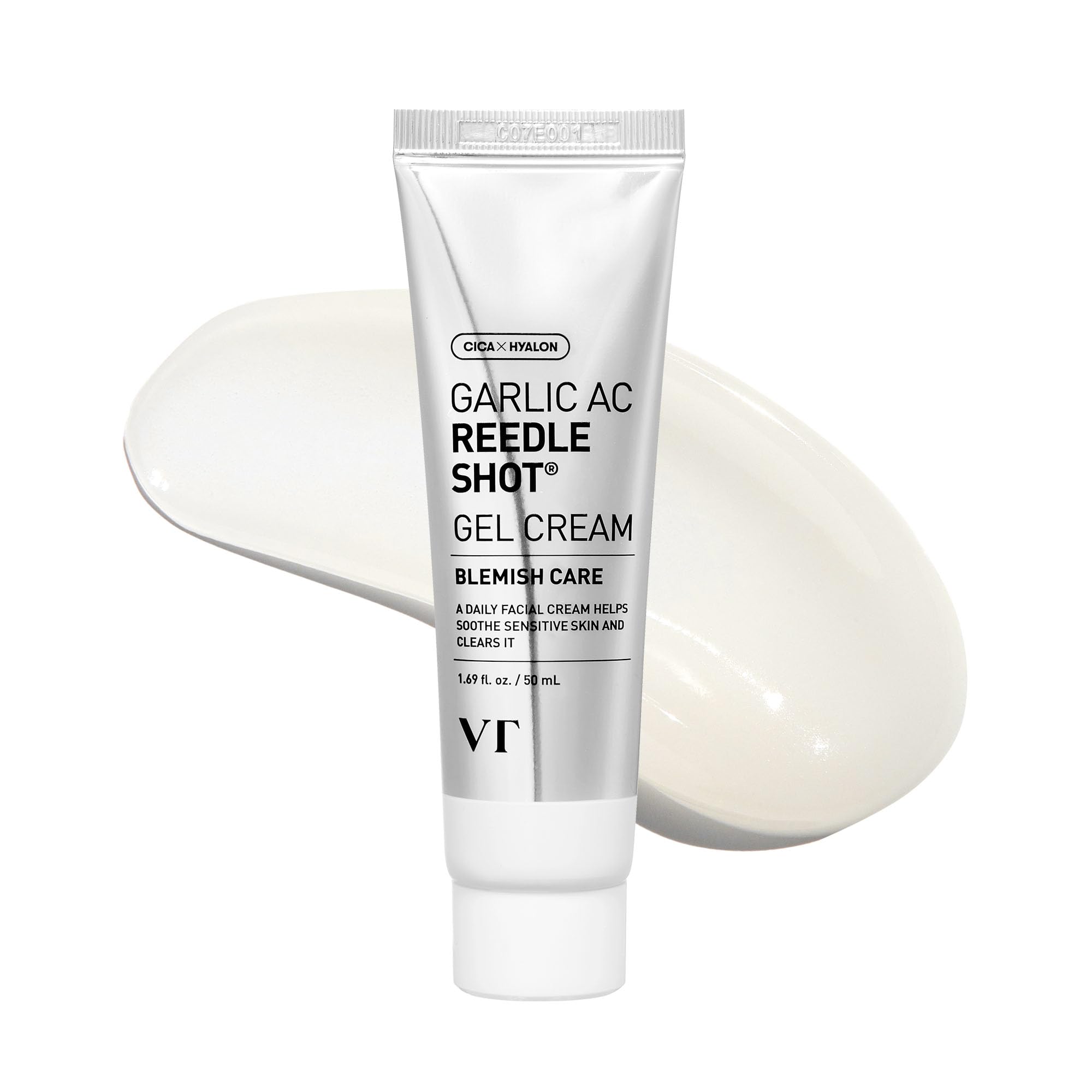 VT COSMETICS Crema in Gel Garlic AC Reedle Shot, Lozione, Tutti i Tipi di Pelle, 50 ml