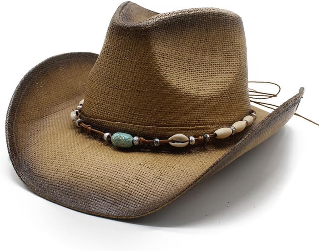 Western Cowboy Hat, Pink, Beaded Band Detail, Classic Shapeable Brim