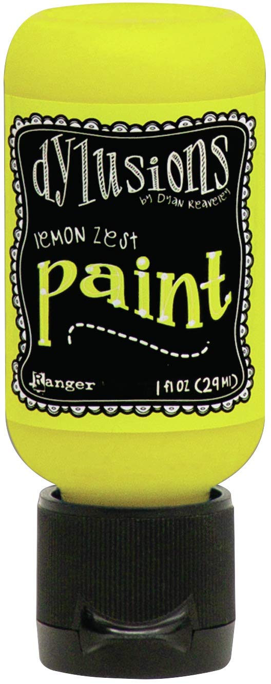 Dylusions Lemon Zest Paint One Size