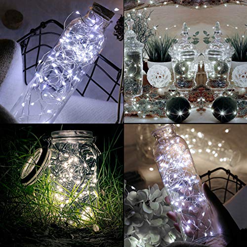 Tingmiao led starry string lights, fairy lights battery operated copper wire lights for diy christmas decoration costume wedding 5 Tingmiao led starry string lights, fairy lights battery operated copper wire lights for diy christmas decoration costume wedding - image 6
