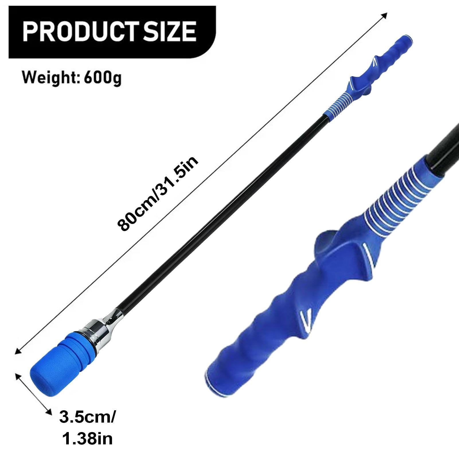 Bastone da golf per allenamento dell'equilibrio, strumento portatile di correzione della posizione delle mani con feedback uditivo, perfetto per fitness, campi da golf, casa, cortile e palestra al
