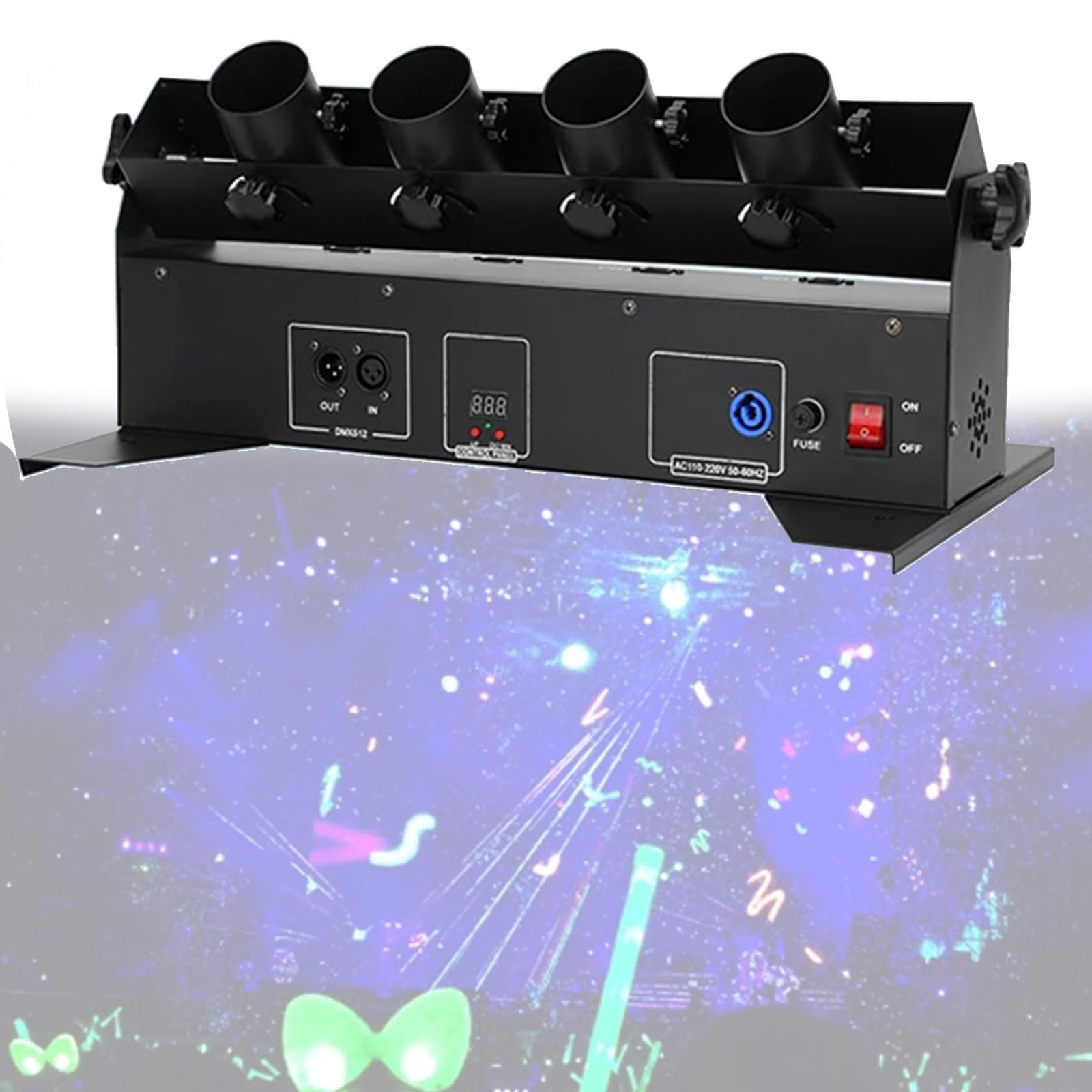Elektryczna maszyna do konfetti z DMX512 i pilotem zdalnego sterowania do efektów ślubnych, dyskotekowych, klubowych i scenicznych