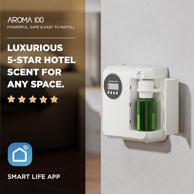 Difusor de Aromas Sin Agua aroma100, Control por App, Blanco miniatura 3