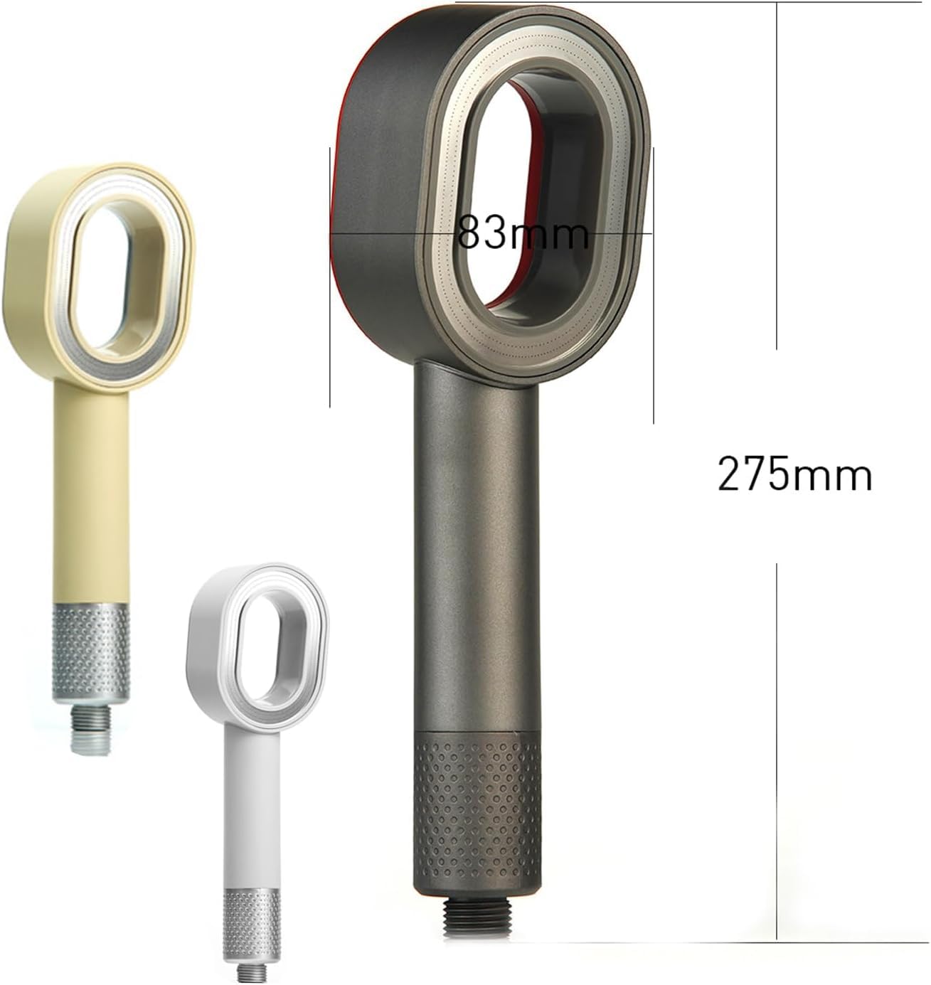 Filtersonic 3 In 1 Duschkopf Doodle,Hochdruck Duschkopf Mit Filter,Duschkopf Filter Gegen Kalk,Filter Duschkopf,3in1 Duschkopf Mit Schwamm Für Entfernen Vom Harten Wasser (Grey)