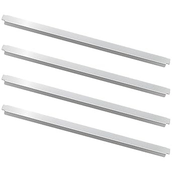 Booson 4 Pcs 20 Inch Stainless Steel Adapter Bar Pan Steam Table Divider
