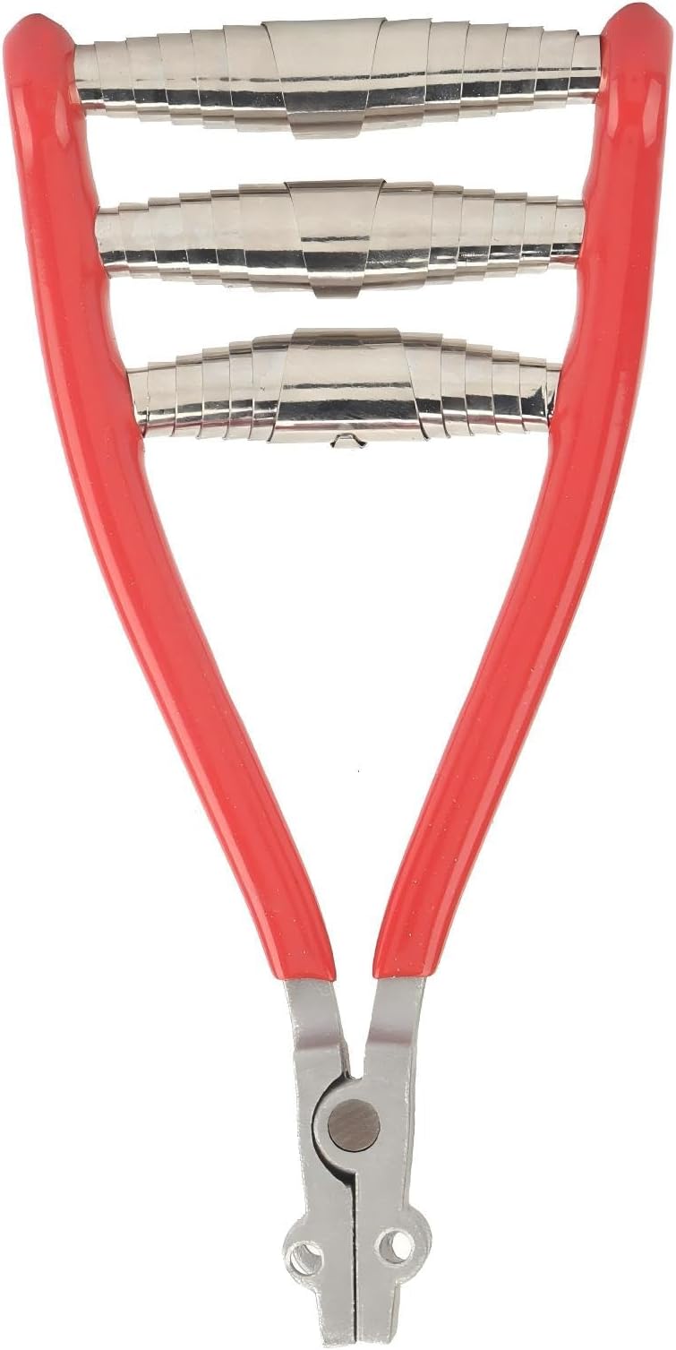 Tennis Stringing Tool Starting Clamp - 3-Spring Clamp for Tennis & Badminton Rackets, Heavy Duty Racket Starting Clamp for String Machine