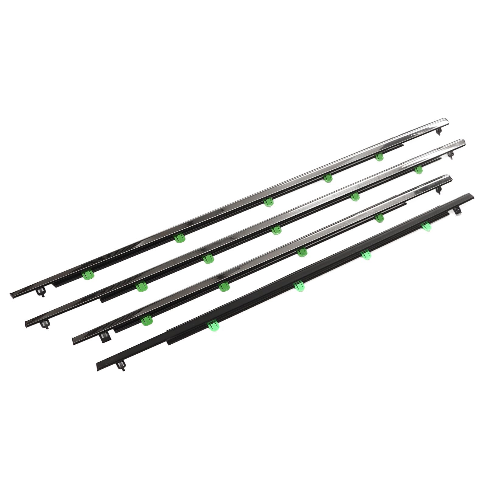 4 Pièces Garniture de Fenêtre de Voiture Haute stabilité 72410 SWA A01 Bande Météo pour CR‑V 2007-2011 Base de s'adapte à la Porte i Garniture de Fenêtre de VoitureBande Météo de