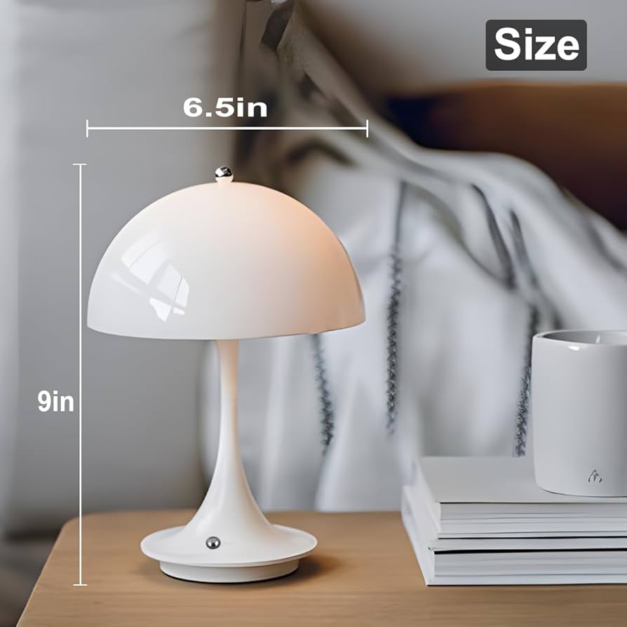 北欧デザイン マッシュルームライト クローム LED 調光可能 コードレス 61oG5zlEH4L._AC_UL210_SR210,