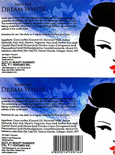 Kojie San Dream White Anti-Aging Soap 2 Bars - 135...
