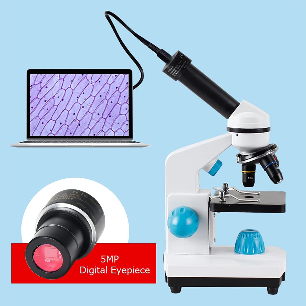 Digital Electronic Eyepiece, 5MP CMOS USB2.0 Microscopio Cámara Digital Electrónica Ocular Free Driver Microscopio Cámara Industrial de Alta Velocidad con Wins 2000 XP WIN7