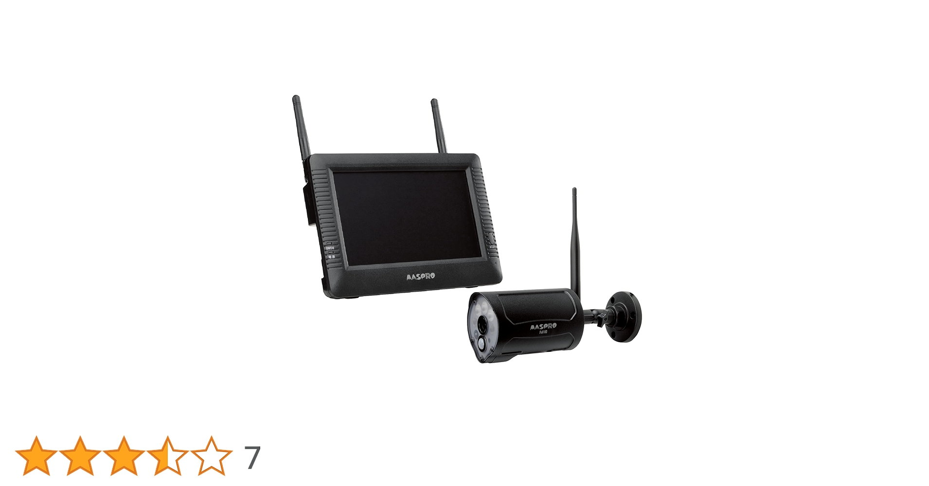 MASPRO モニター＆ワイヤレスHDカメラセット WHC7ML Amazon.co.jp: MASPRO マスプロ モニター&ワイヤレスHDカメラ