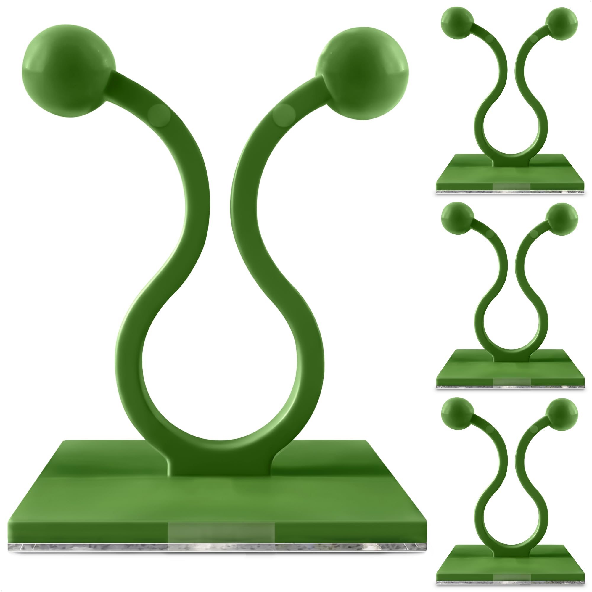 Photo 1 of DIMROM Small 100 Pcs Plant Supports for Outdoor Plants and Vines (Green)