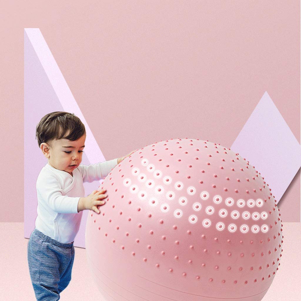 Gymnastikball 75cm Übungskugel für Fitness-Balance Ball Yoga Ball Anti-Rutsch- und explosionsgeschützte Massageteilchen für Verbesserung des Gleichgewichts, Rückenschmerzen, Kernstärke & Haltung