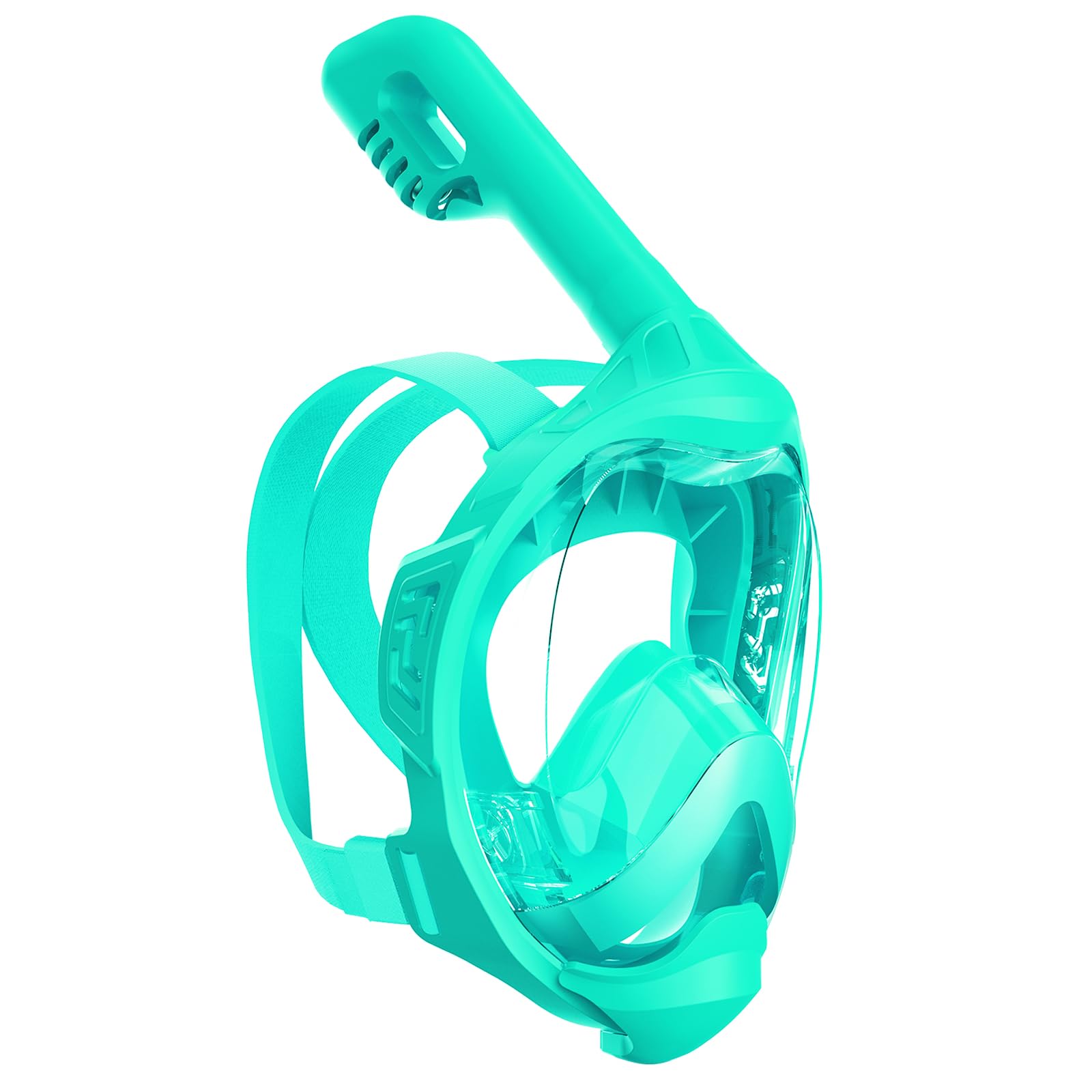 Kids Full Face Snorkel Mask, Snorkeling Gear for Kids, Kids Scuba Mask and Snorkel, Diving Mask, Snorkeling Set, 180 Degree Panoramic View Anti-Fog