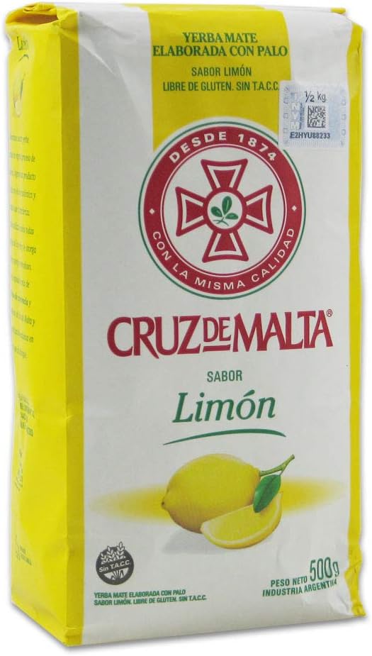 CRUZ DE MALTA Yerba Mate Lemon 500g