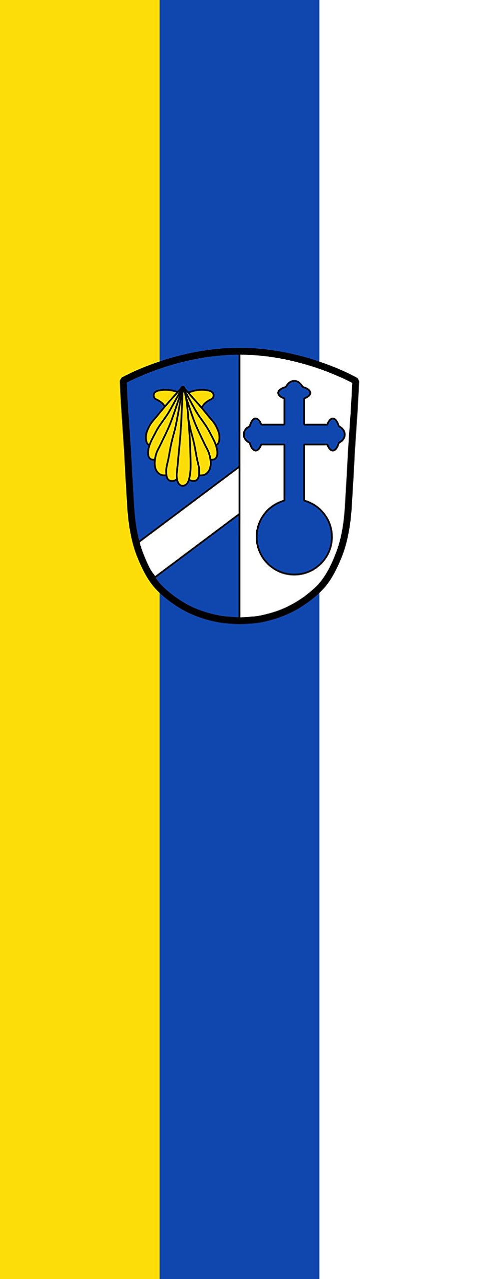 Drapeau Feldkirchen portrait 400x150cm de 6m² pour mât extérieur