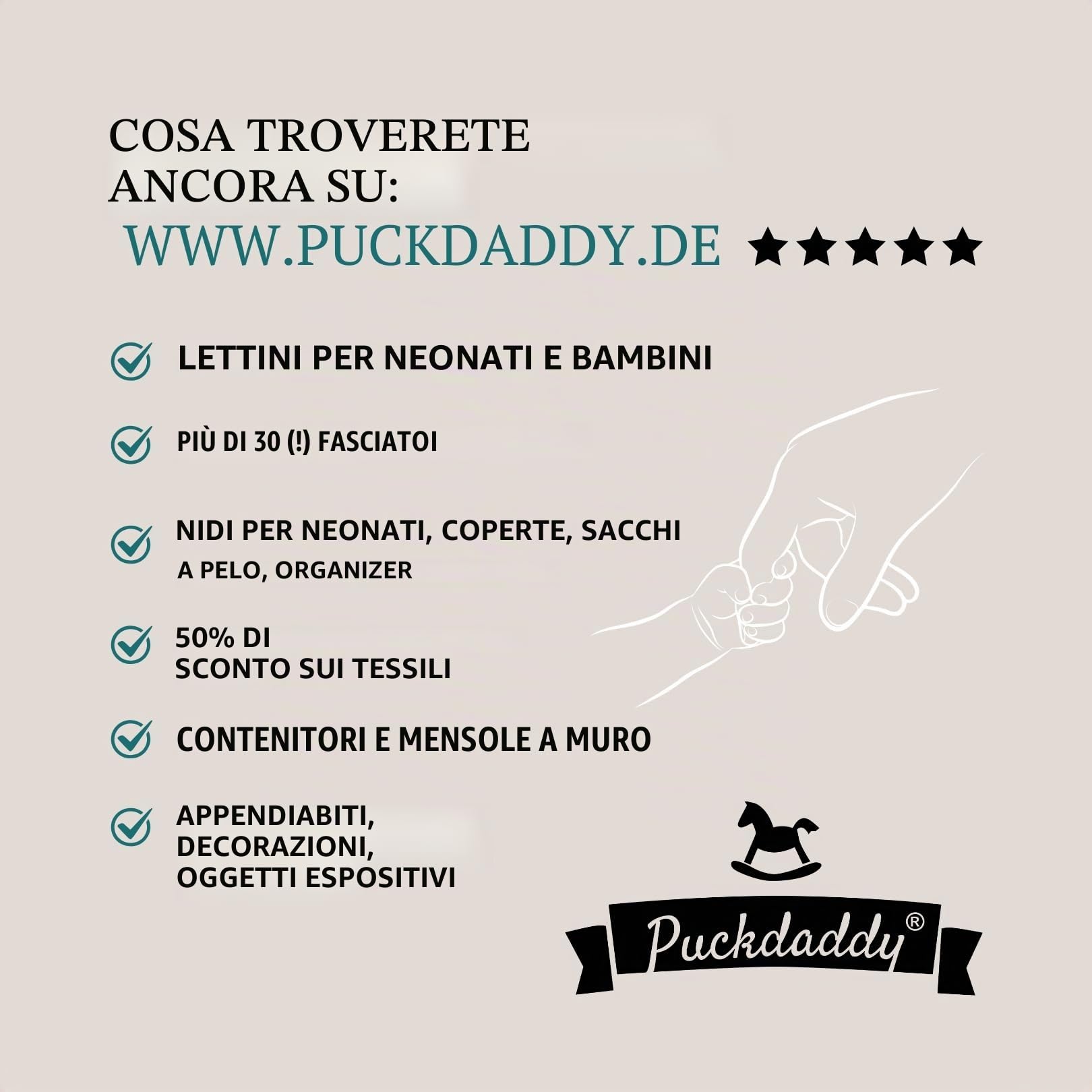 Puckdaddy - Moritz compatibile con cassettiera IKEA Malm e simili - fasciatoio in legno bianco 80x78x10 cm - fasciatoio di alta qualità incl. materiale di fissaggio per montaggio a parete