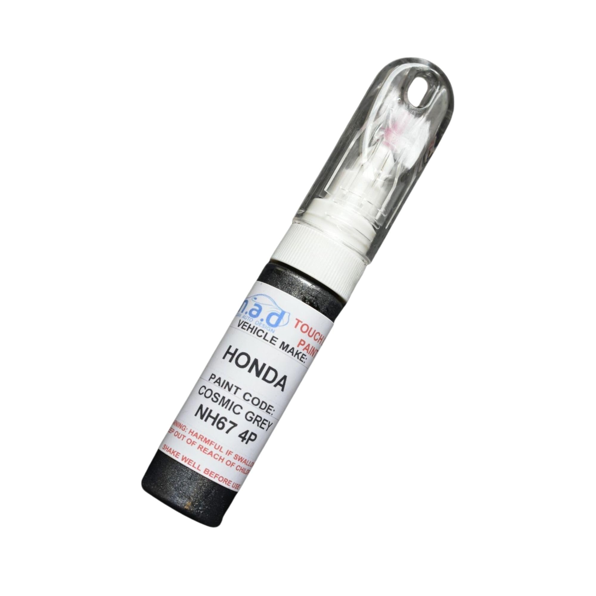 M.a.d Myldan Auto Design Paint + Lacquer Touch Up 20Ml Paint Pen For Honda Cosmic Grey Nh674p (Paint + Lacquer)