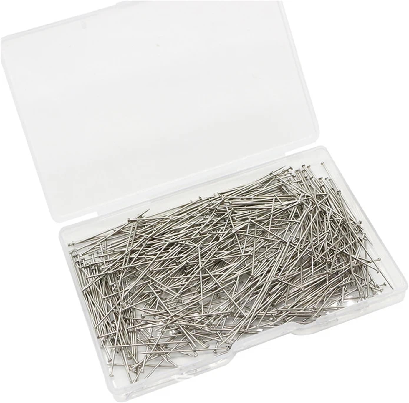 Sewing Pins 5000Pcs Stainless Steel Dressmaker Straight Quilting Pins Fine Satin Ball Head Pins 26mm for Jewelry Making DIY Sewing Tools for Dressmaker