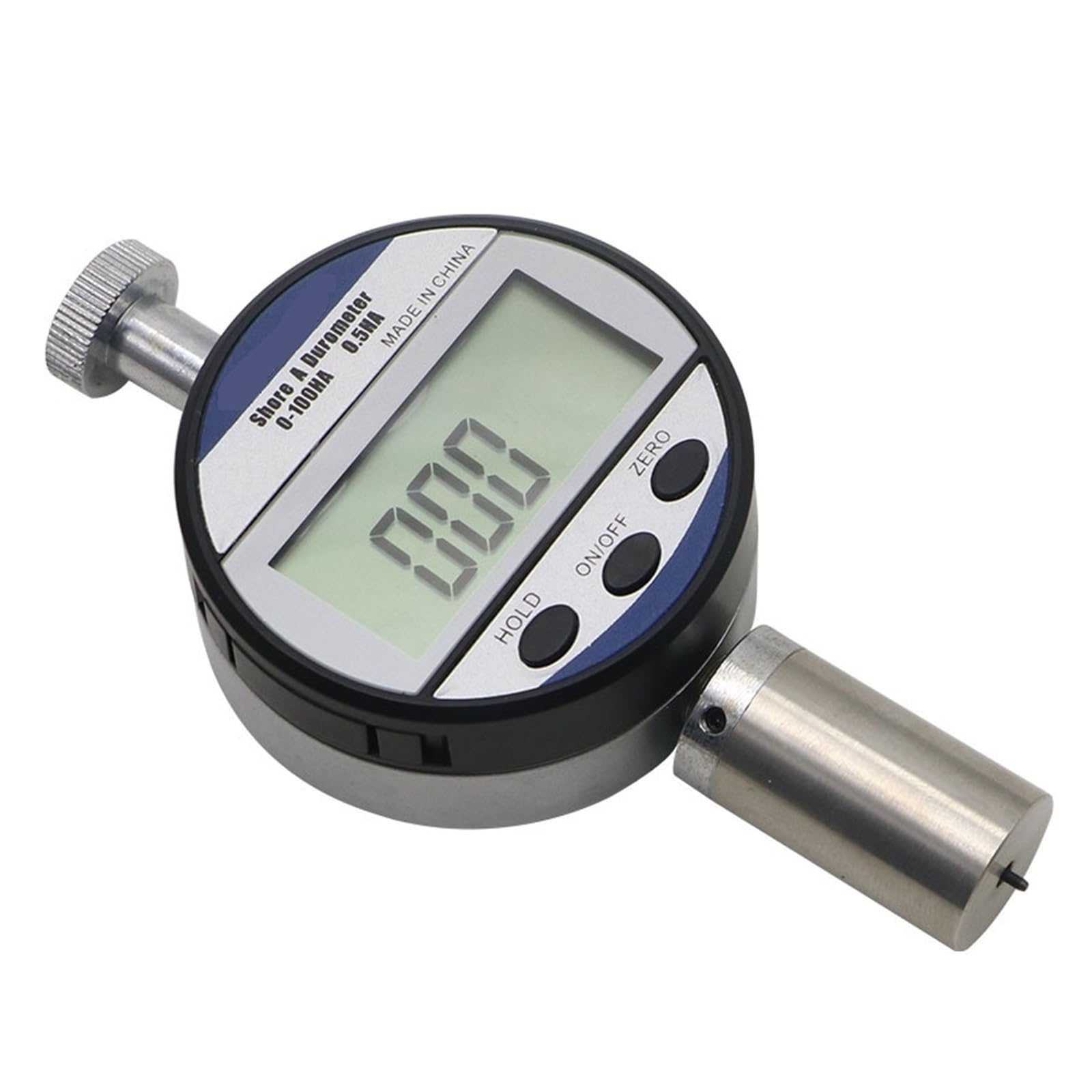 Härtemessgerät, Digital Shore Härteprüfer Durometer Shore A/C/D Härteprüfer Shore 0-100 for Kunststoff, Leder, Gummi, Multiharz für Stahl, Eisen, Bronze(LXD-D)