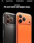 Spigen Camera Lens Screen Protector [GlasTR EZ Fit Optik Pro] Designed for iPhone 17 Pro Max | iPhone 17 Pro [Case Friendly] - Cosmic Orange [2 Pack]