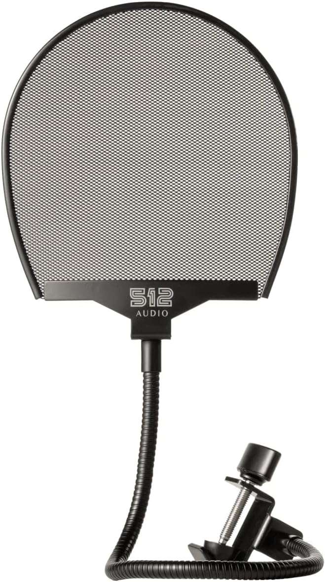 by Warm Audio 512-POP Professional Metal Pop Filter w Gooseneck Clamp by Warm Audio 512-POP Professional Metal Pop Filter w Gooseneck Clamp