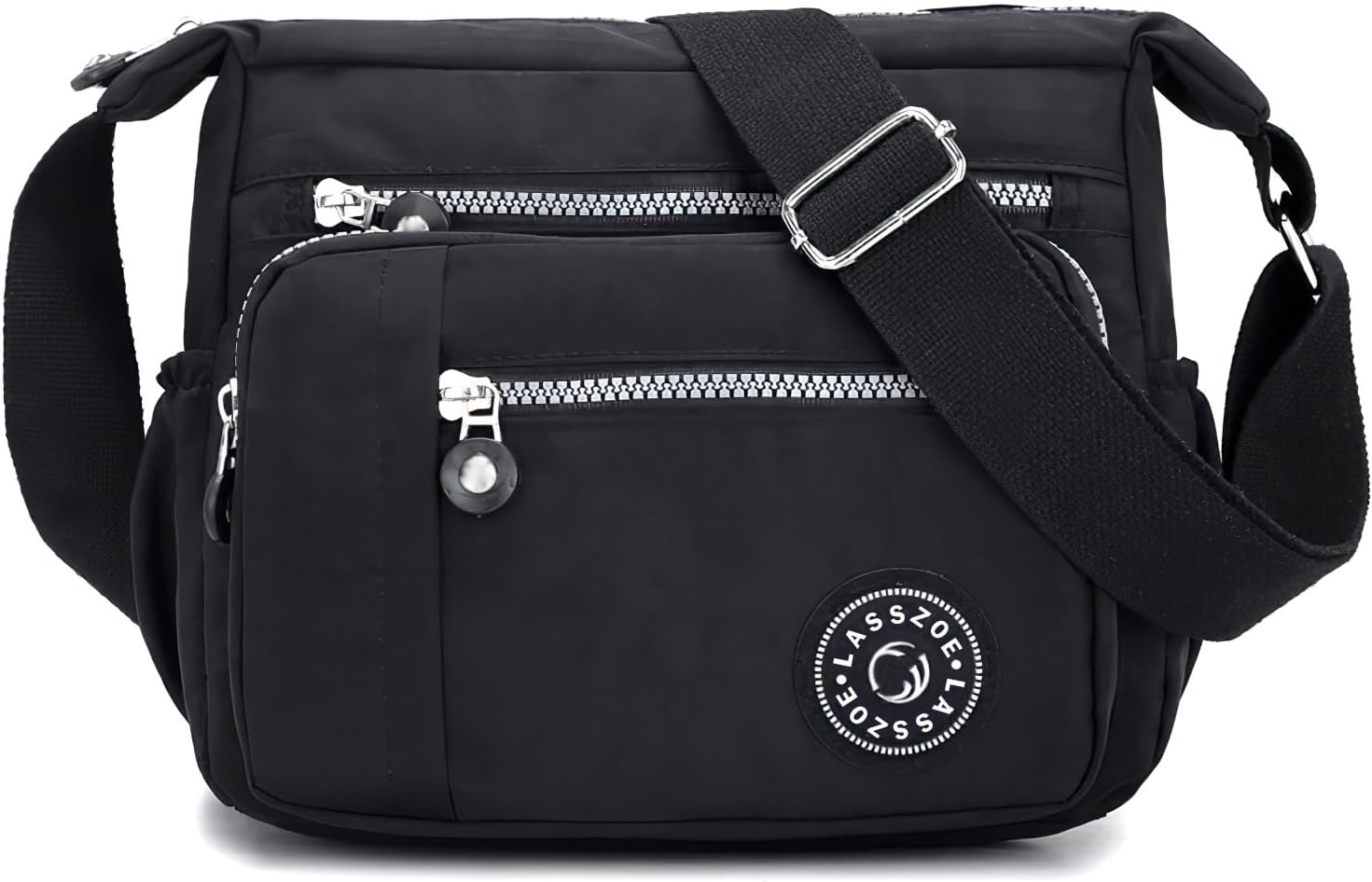 – Nylon Crossbody Bag for Women Waterproof Multi-Pocket Handbag Shoulder Bags Travel Messenger Bag Ladies Tote for Shopping Hiking Daily Use