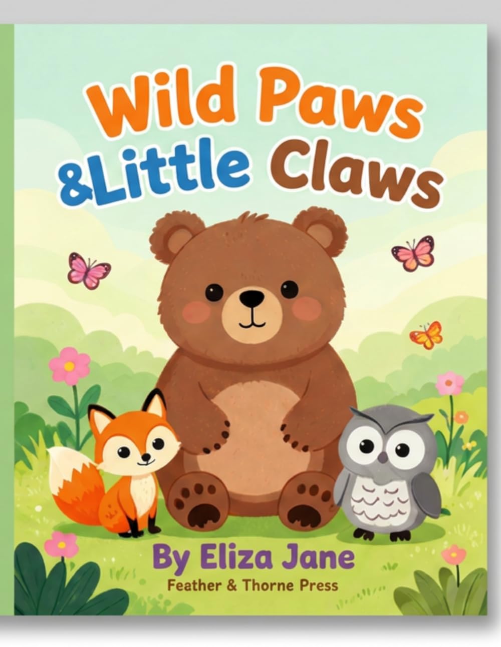 Wild Paws & Little Claws: A Coloring Adventure for Little Hands