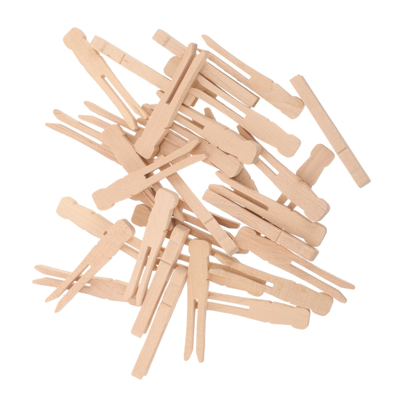Amosfun 500 Pz Mollette Di Legno Mollette Antivento Fermagli Per Stendibiancheria Trapuntate Antivento Morsetto Per Trapunta Clip Per o Da Bucato