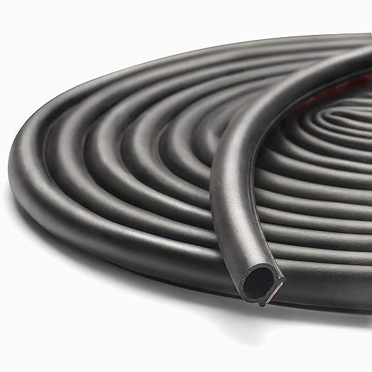 Weather Stripping Seal Strip for Doors/Windows 26 Feet, Self-Adhesive Backing Seals Large Gap Easy Cut to Size