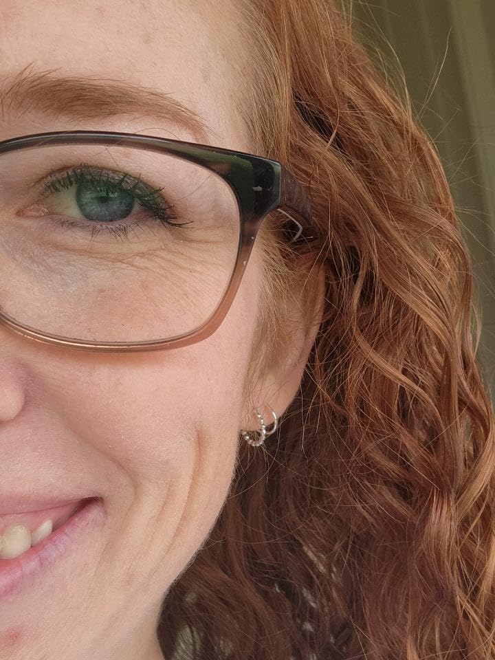 Handmade Bead Loop Twist Earrings Double Hoop for Single Piercing Gold Sterling Silver Spiral Illusion3