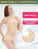 Vista 3 de Back Brace for Lower Back Pain Women Lower Back Pain Relief, Adjustable Waist Belt Mueller Back Brace for Women, Lumbar Support Brace Sacroiliac