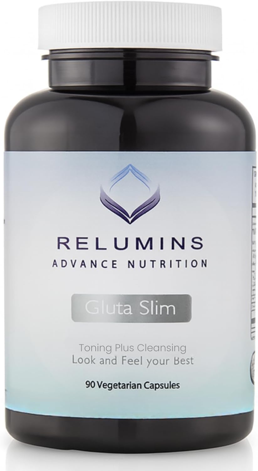 Relumins Glutathione Capsules – 90 Vegan Capsules with L-Glutathione, Green Coffee Bean, Raspberry & Green Cha Extract – Antioxidant Wellness Supplement for Radiant, Healthy Skin