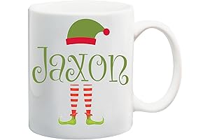Elf Christmas Coffee Mug: Jaxon's World's Best Elf Cup