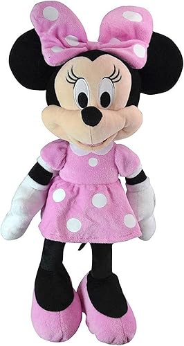 Minnie 10782 Juguete de peluche para niños, rosa, 15.5"