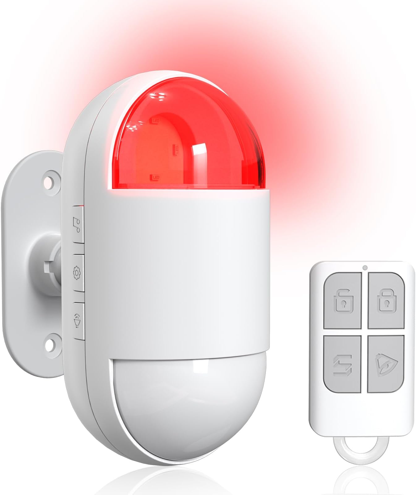 Motion Sensor Alarm System for Home 125dB Shed Alarm with Siren Wireless Infrared Motion Sensor Van Home Security