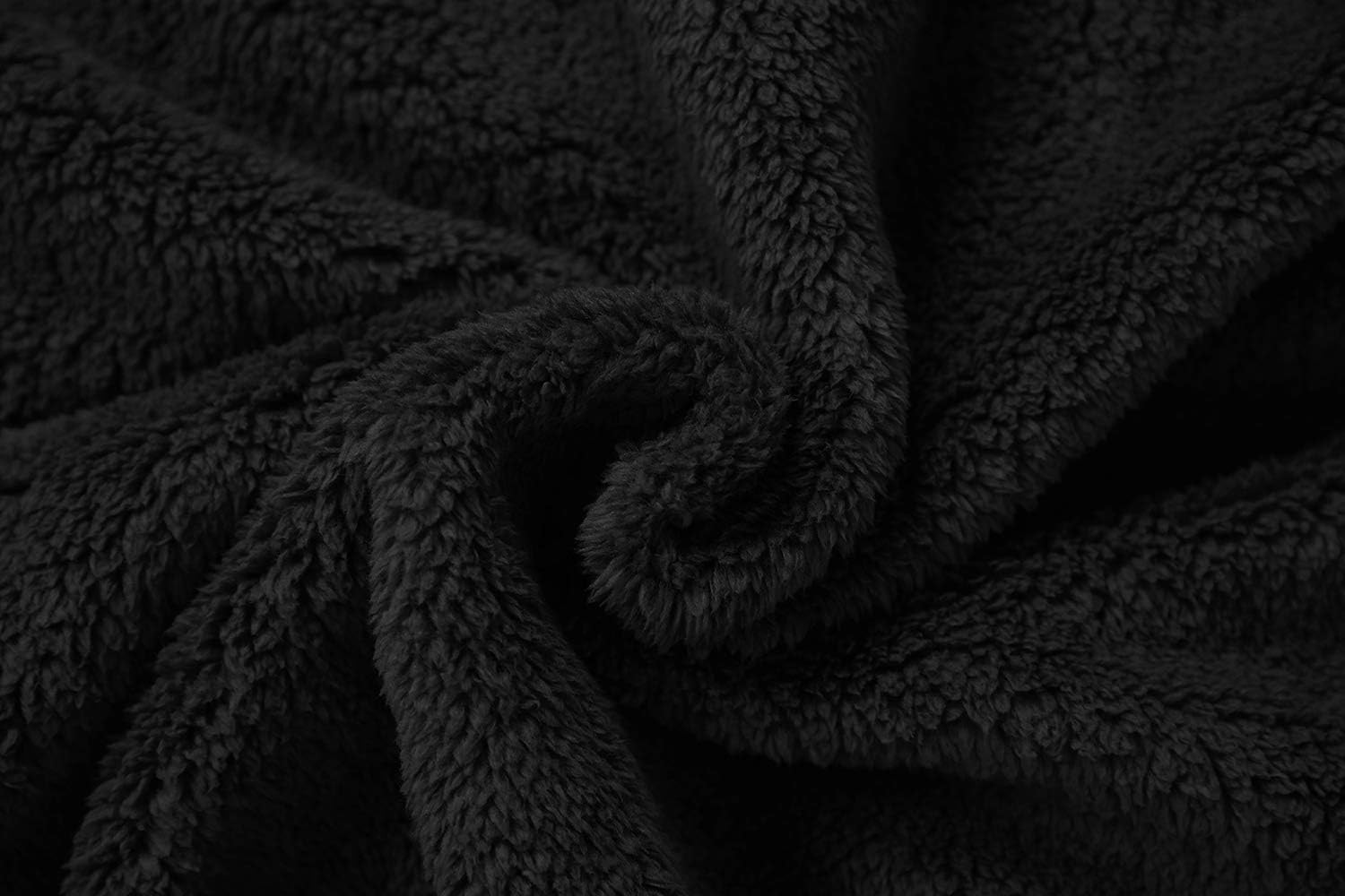 Runcati Mens Fuzzy Sherpa Jacket Cardigan Fleece Long Sleeve Full Zip Open Front Thermal Coat Fall Winter Outwear - Image 6