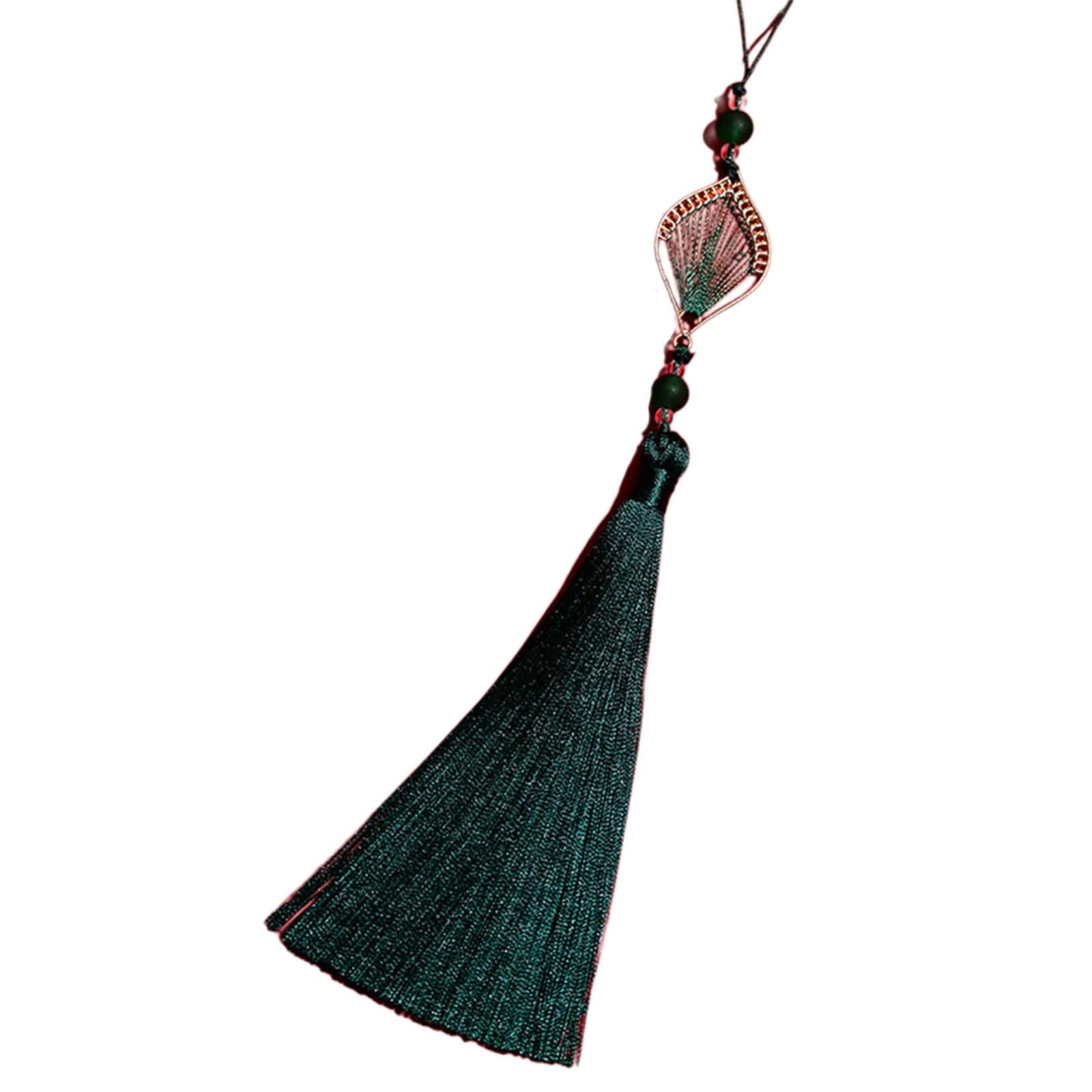 Artistic Chinese Tassel Decorative Pendant Charm Polyester Tassel Colorful Hanging Pendant Phone Charms