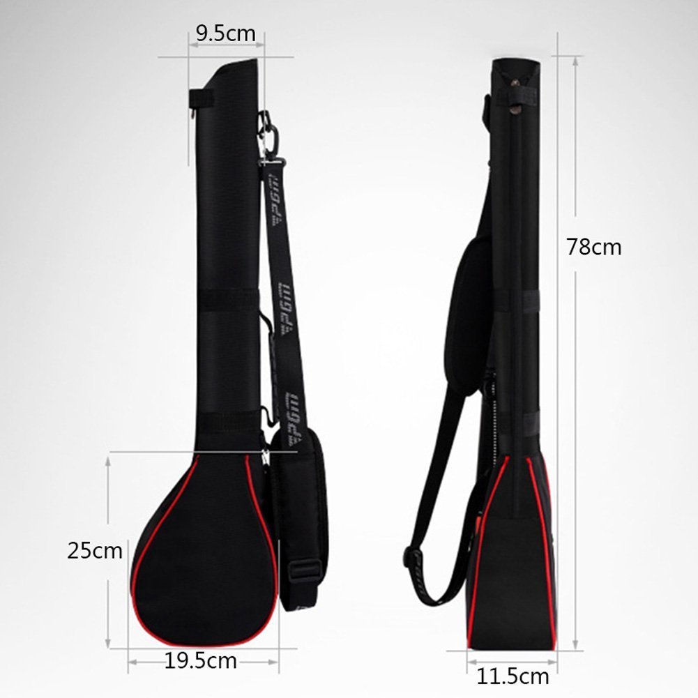 Amazon | ゴルフ クラブ ケース 3本収納 ショルダーベルト付き 超軽量