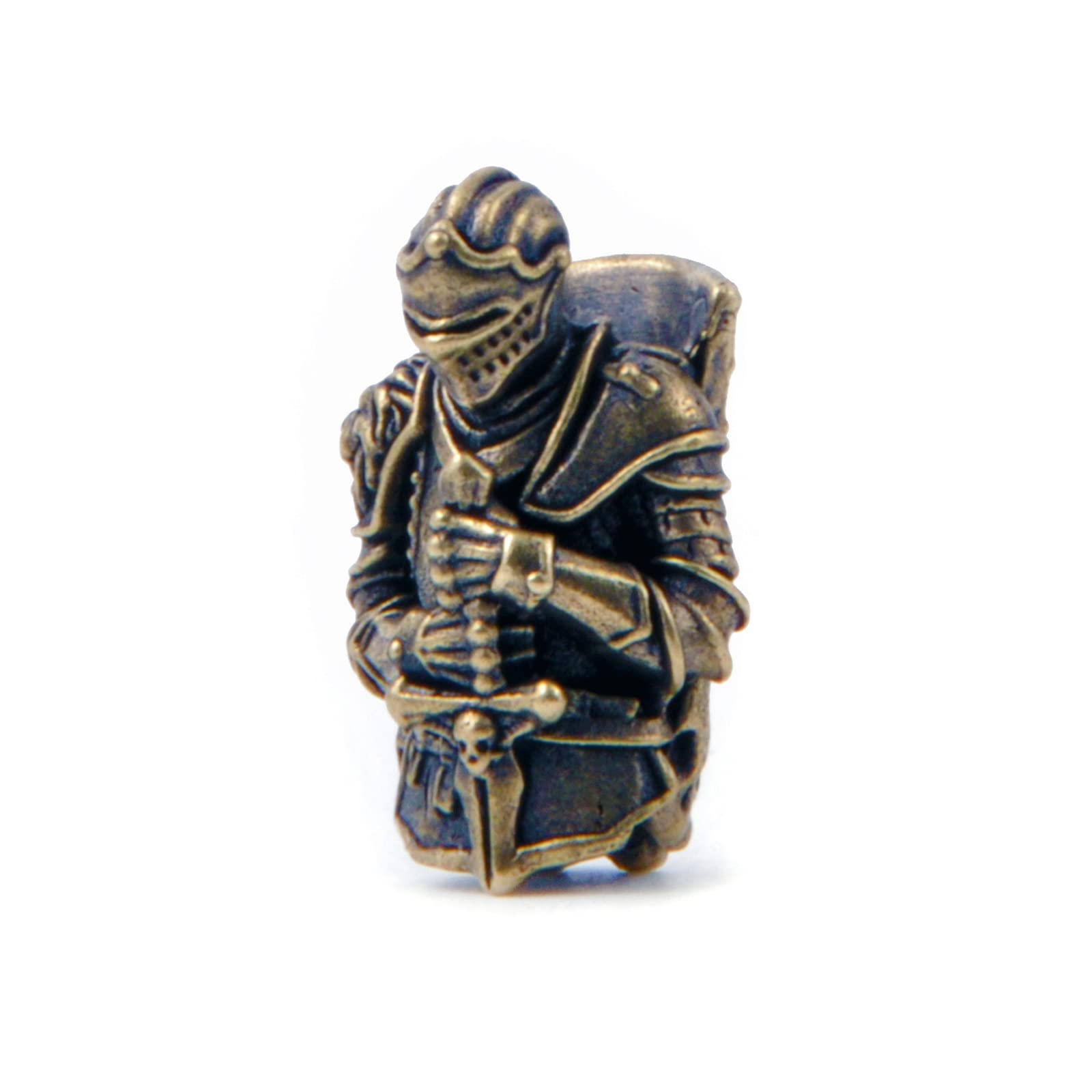 Knife Lanyard Beads,Paracord Bead,Knight Paracord Knife Lanyard,Beard Beads for Men, EDC Paracord Beads for 550 Paracord (FD-030Y)