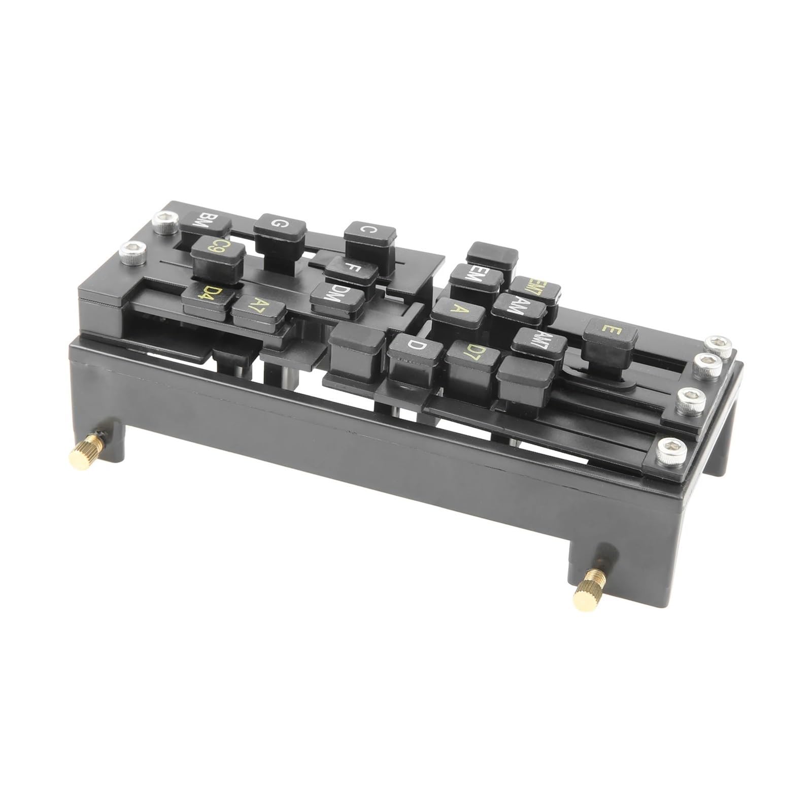 1pc Dual Akkorde Gitarre Akkord Presser for 38 Zoll/42 Zoll Akustische Gitarren Gitarre Akkord Helfer Praxis Werkzeug for Anfänger
