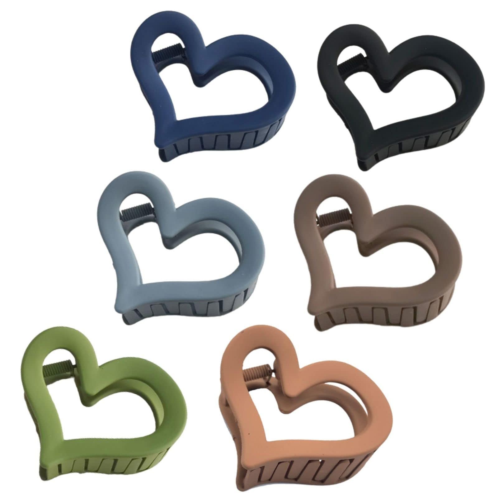 TRHDFW Large Jelly Hair Clips Hair Claw Clips for Women Girls Hair Clips for Thin Thick Curly Hair Non-slip Ponytail Holder Clip