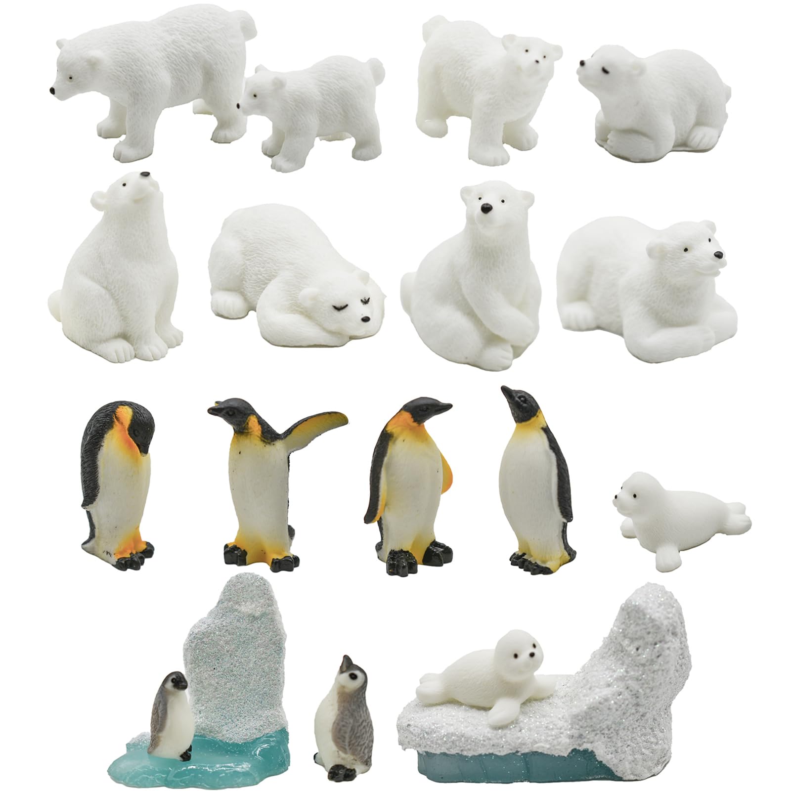 オストハイマーのシロクマ親子、ペンギンセット オストハイマーのシロクマ親子、ペンギンセット