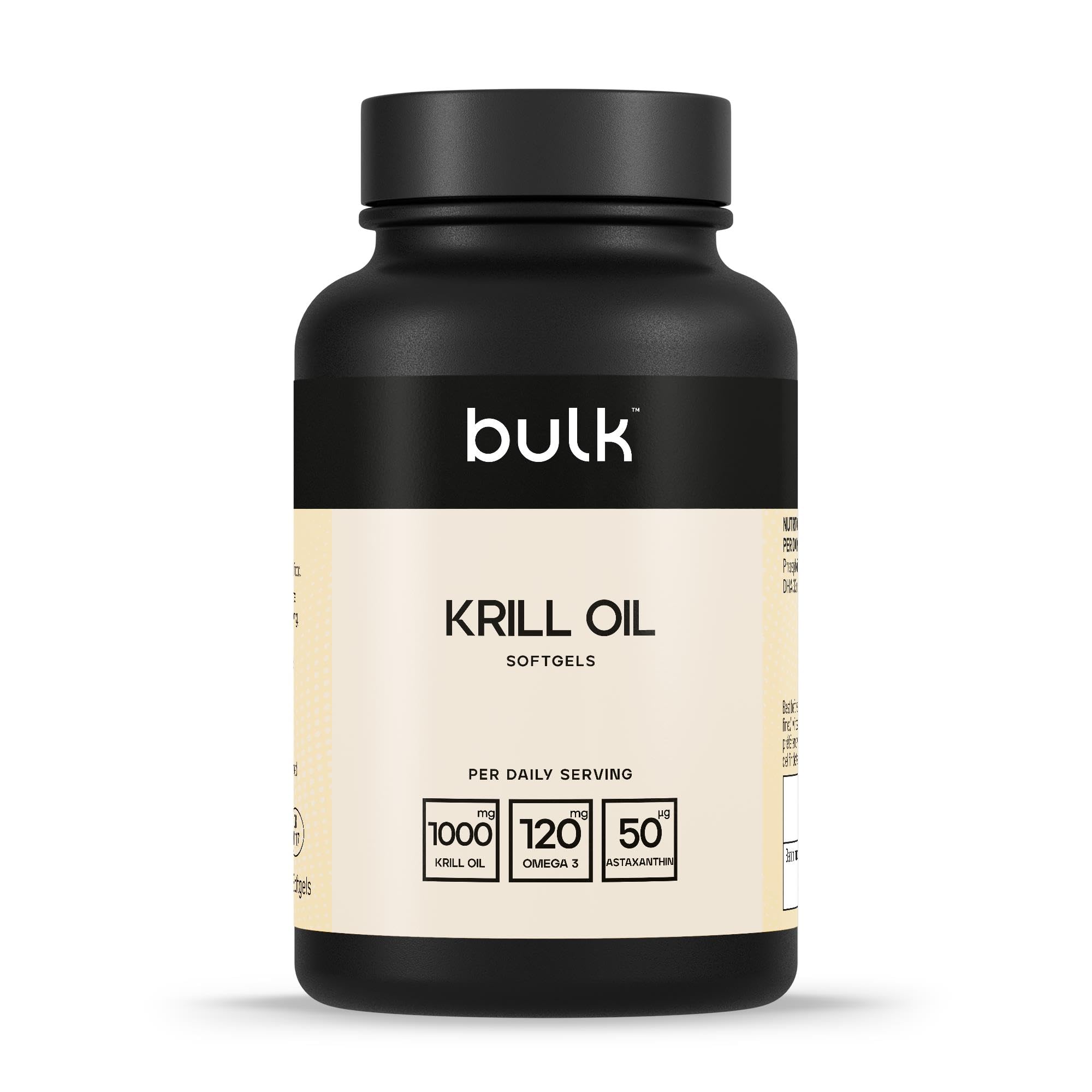 Bulk Krill Oil Softgels, 500 mg, Pack of 180