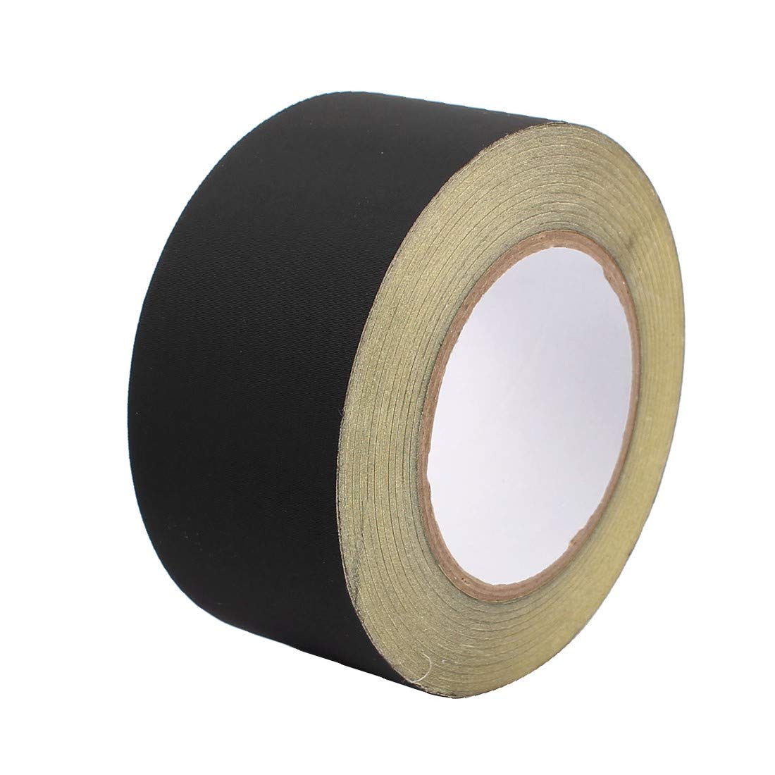 FUERLI Cinta Adhesiva de Tela de Acetato Aislante Negra de 50 mm x 28 m for reparación de bobinas de Transformador