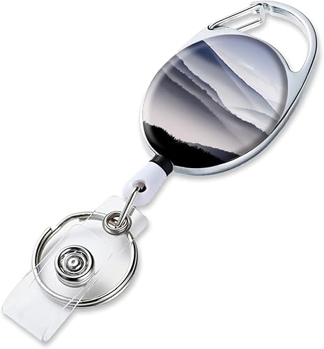 Vista 89 de Carrete retráctil para tarjetas de identificación con llavero retráctil para llaves, lindo nombre, carretes decorativos de tarjetas de Pretty