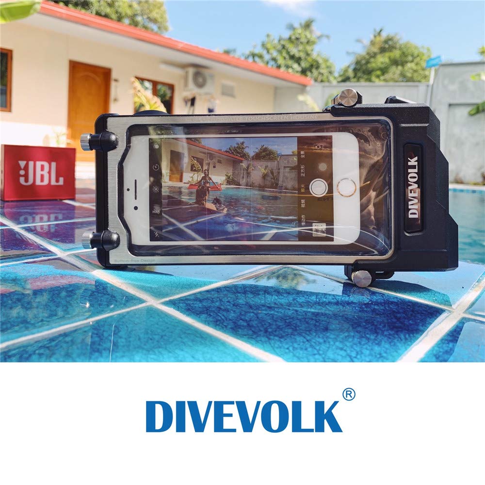ハウジング　防水　iPhone　DIVEVOLK 2 PRO（即納可能） Amazon.co.jp: DIVEVOLK 水中カメラダイビングケース iPhone SE2
