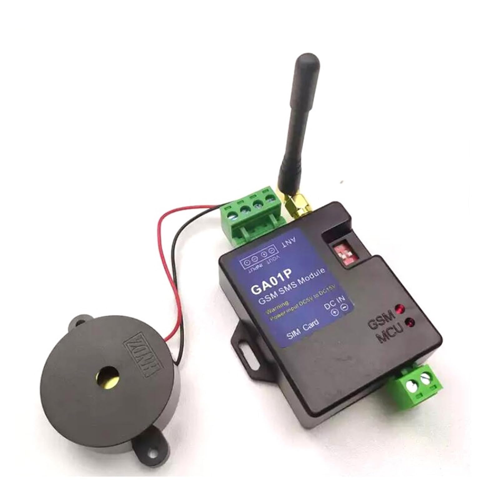 GA01P alarme de panne courant GSM économique avec entrée unique Mini boîte d'alarme