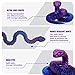 30 Inch 3D Printed Snake - Movable Articulated Snake, Perfect 3D Printed Animals for Educational Toys! Must-Have Toys for Kids and Collectors, Home Office Executive Desk Decor (Blue Green)