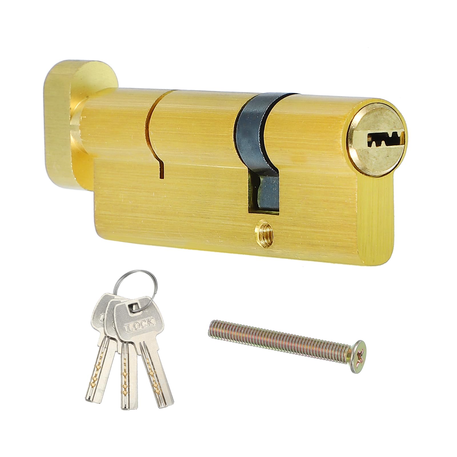 PATIKIL Solid Brass Lock Cylinder